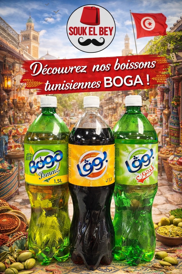 Sodas BOGA tunisiens
